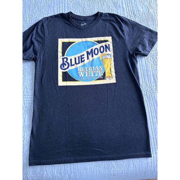 Men Blue Moon Shirt Size Medium Pre Owned - Picture 1 of 5